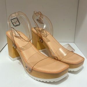 Madden Girl Clear platform heels